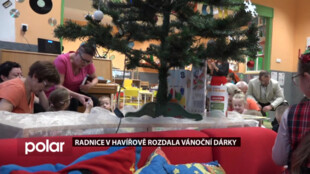 Radnice v Havířově rozdala vánoční dárky dětem a hendikepovaným