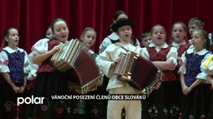 Vánoční posezení členů Obce Slováků