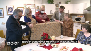 Klienti Domova pro seniory ve Frýdku-Místku dostali na Vánoce klávesy