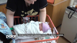 První ostravské miminko dostalo jméno Gabriel a narodilo se ve fakultní nemocnici.