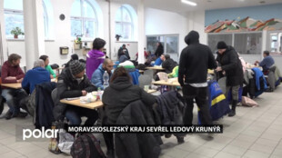 Moravskoslezský kraj sevřel ledový krunýř. Bezdomovci zaplnili noclehárny i nízkoprahová centra