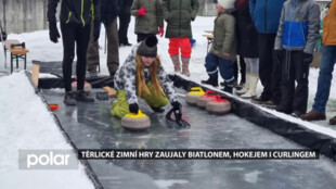 Těrlické zimní hry zaujaly biatlonem, hokejovým derby a lidé si vyzkoušeli curling