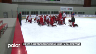 Frýdek-Místek finančně podpoří domácí hokejový klub i v další sezóně