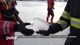 Mrazivé počasí láká sportovce na zamrzlé plochy, může to být nebezpečné