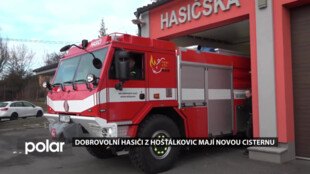 Dobrovolní hasiči z Hošťálkovic mají novou cisternu. její předchůdkyně už měla 39 let.