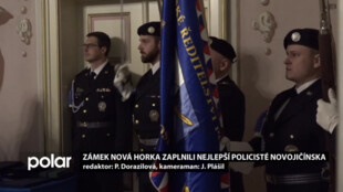 Barokní zámek Nová Horka zaplnili nejlepší policisté Novojičínska