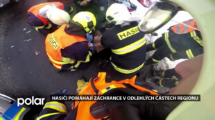Dobrovolní hasiči pomáhají záchrance v okrajových částech kraje. Loni vyjeli 32 krát
