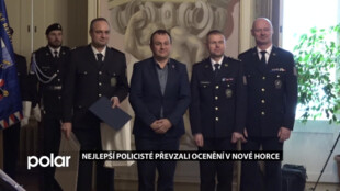Nejlepší policisté převzali ocenění v zámku Nová Horka