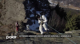 Winter Survival, extrémní armádní víceboj, se konal v nejvyšších partiích Jeseníků