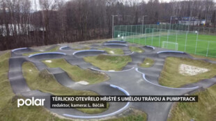 Těrlicko otevřelo nové fotbalové hřiště s umělou trávou a pumptrackovou dráhu
