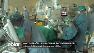 Pacientům oddělení ORL v Městské nemocnici Ostrava bude pomáhat nový operační laser