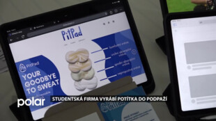 Studenti z gymnázia v Hrabůvce prodávají potítka do podpaží. Založili vlastní firmu