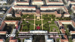 Havířov chce v březnu začít s revitalizací parku za KD Radost