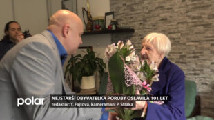 Nejstarší Porubanka oslavila 101 let. Sto a víceletých lidí v Ostravě-Porubě přibývá