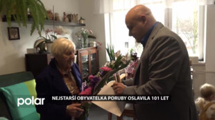 Nejstarší obyvatelka Poruby oslavila 101 let. Ve stejný den se narodila i její prapravnučka