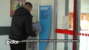Slezská má nové stojany na Slezskoostravské noviny, v budoucnu možná nahradí roznos do schránek