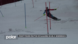 Český pohár žactva a klasifikační závod slalomářů musel být z beskydské Bílé přesunut do jesenického Karlova