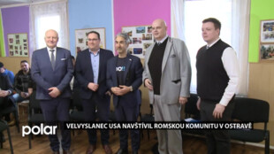 Velvyslanec USA obdivoval práci s romskými dětmi a mládeží v Ostravě