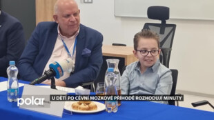Cévní mozkové příhody postihují i malé děti, v Ostravě zachránili dva malé pacienty během týdne