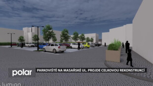 V Opavě v sobotu začne rekonstrukce parkoviště v Masařské ulici. Získá novou dlažbu i zeleň