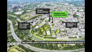 Na Černé louce plánuje Ostrava novou správní budovu. Přestěhuje do ní nejčastěji využívané služby