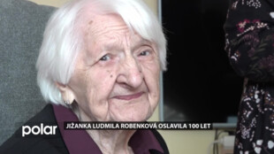 Ludmila Robenková z Ostravy-Jihu oslavila 100 let