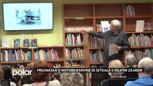Přednáška Stanislava Kuby o historii Karviné se setkala v knihovně s velkým zájmem