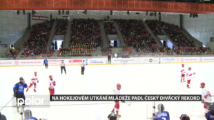 Na hokejovém utkání mládeže ve Frýdku-Místku padl český divácký rekord