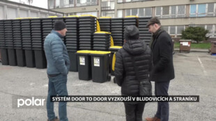 Systém door to door vyzkouší v Bludovicích a Straníku, lidé mohou žádat o odpadní nádoby