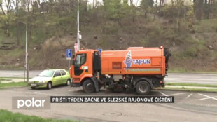 Ve Slezské začne rajónové čištění, řidiči by si měli dát pozor, kam zaparkují