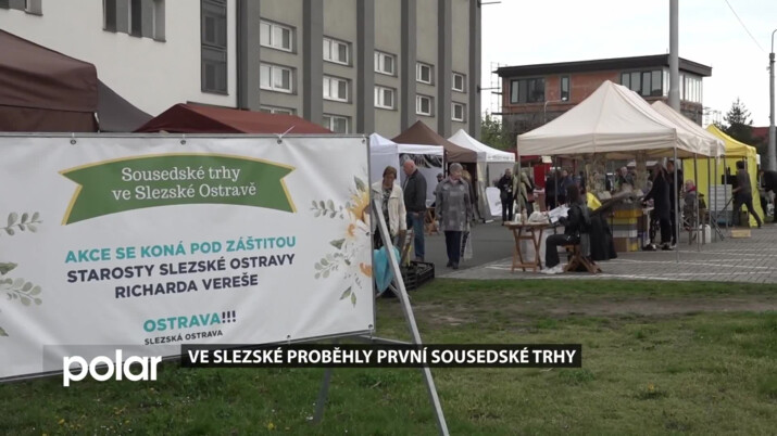 Ve Slezské Ostravě proběhly o víkendu první sousedské trhy, měly velkou účast i nabídku