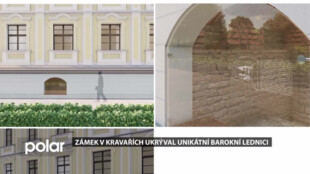Zámek v Kravařích ukrýval unikátní průtokovou barokní lednici. Odhalila ji sonda při sanaci zdiva