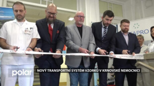 Krnovská nemocnice má jako první v Česku unikátní transportní systém vzorků