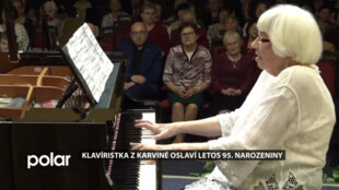 Klavíristka Wanda Miech oslavila 95. narozeniny svým koncertem. V hudebním světě je aktivní už 80 let