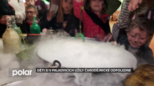 Děti si v Palkovicích užily čarodějnické odpoledne a s dospělými postavily májku