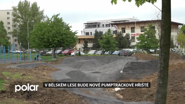 Pumptrackové hřiště v Bělském lese prochází komplexní revitalizací. Hotové bude do léta