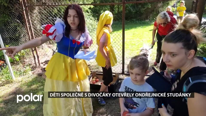 Děti společně s Divočáky otevřely cestou pohádkovým lesem ondřejnické studánky