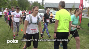 Mezinárodní Mistrovství ČR v Nordic Walking proběhlo v Bruntále s rekordní účastí závodníků