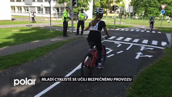 Mladí cyklisté z Ostravy se učili bezpečnému provozu