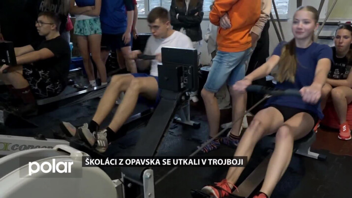 Školáci z Opavska se utkali v TrojBoji. Posilovací stroje jim daly zabrat