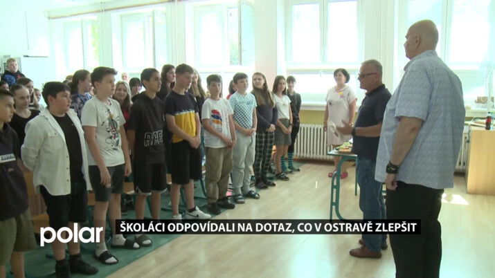 Školáci navrhovali, co v Ostravě zlepšit. Diskutoval s nimi starosta centrálního obvodu