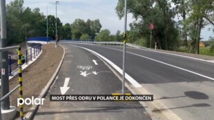 Mezi Polankou a Starou Bělou lze projet po cyklostezce. Na mostě přibyl pruh pro cyklisty