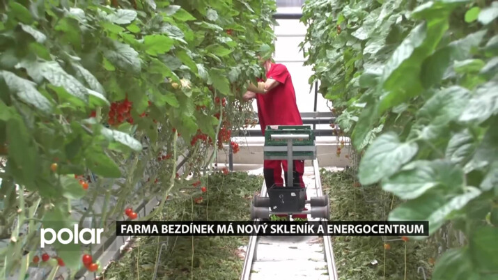 Farma Bezdínek otevřela nový skleník a energocentrum