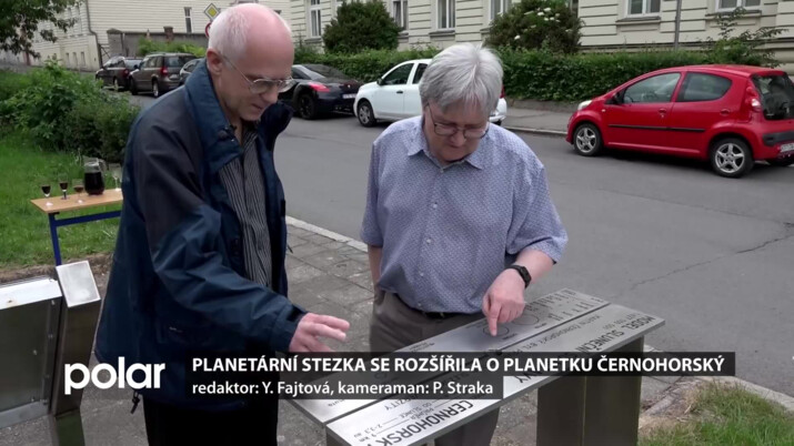 Planetární stezka v Opavě se rozšířila o planetku Černohorský. Je poctou prvnímu rektorovi SU