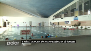 Bazén na Střední škole řemesel Frýdek-Místek potřebuje rekonstrukci