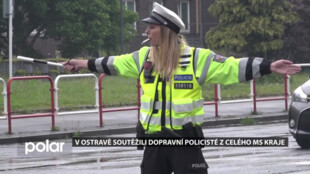 V Ostravě soutěžili dopravní policisté. Regulovčík roku musí zvládnout křižovatku i skvěle řídit