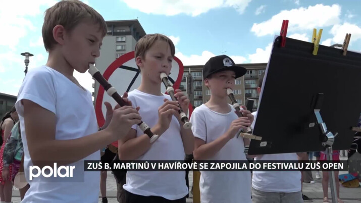 Festival ZUŠ Open se konal přímo v ulicích Havířova, o prezentaci se postarala ZUŠ B. Martinů