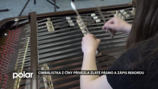 Cimbalistka přivezla z Číny Zlaté pásmo, podílela se na zápisu do Guinnessovy knihy rekordů
