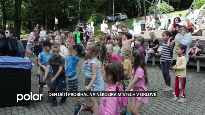Den dětí probíhal na několika místech v Orlové