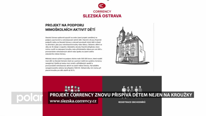 Projekt Corrency znovu přispívá dětem ze Slezské Ostravy nejen na kroužky
